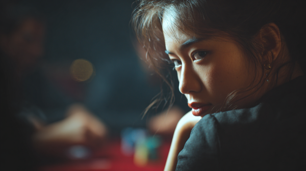 Apostadora usando app mobile da Pagbet